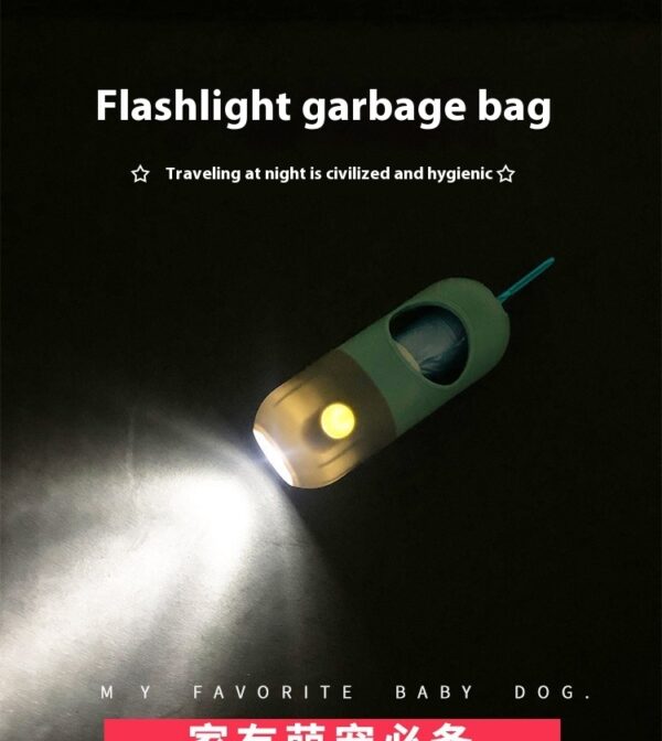 Led Light Pet Waste Bag Dispenser For Dogs Cats Dog Poop Scooper Bags Waste Bags Holder Dispensers Pet Clean Accessories - Image 5